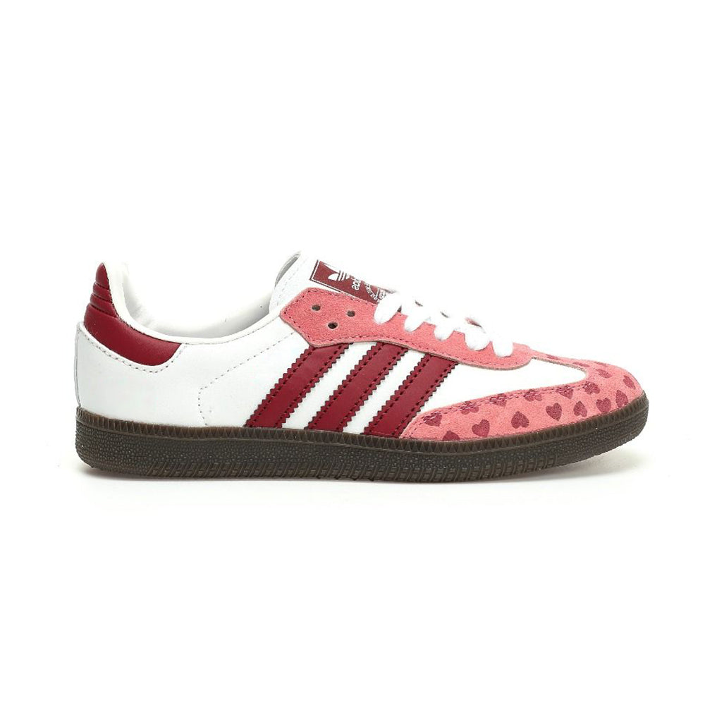 Adidas Samba OG Giày CDG White Pink Heart
