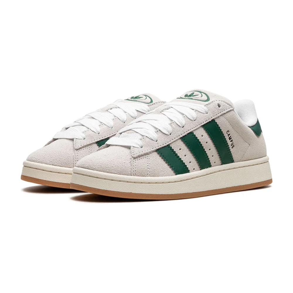 Adidas Campus 00s Crystal White Dark Green