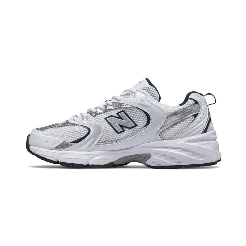 New Balance 530 White Silver Navy